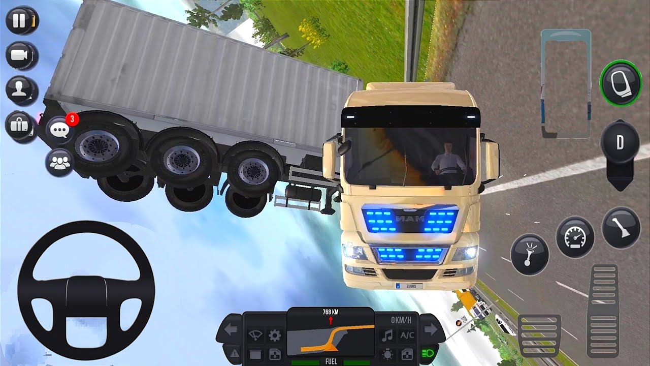 I'm Flying!!! Crazy Multiplayer 🚚| Truck Simulator : Ultimate Multiplayer | Truck Game