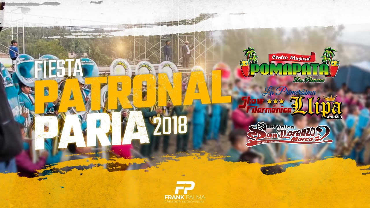 Centro Musical Pomapata, Show Filarmonica Lllipa y San Lorenzo de Marca - Paria / Ancash 2018