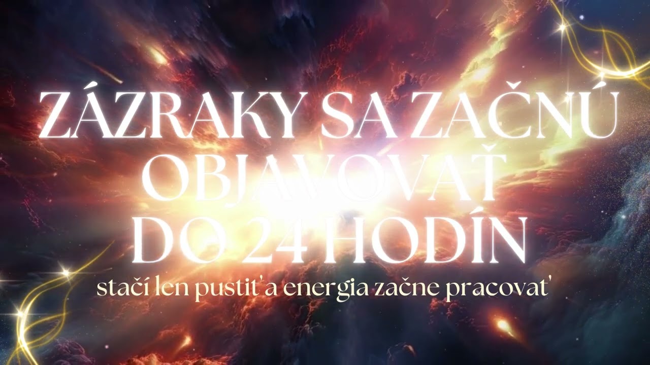 Z&aacute;zraky sa začn&uacute; objavovať do 24 hod&iacute;n | Sublim&aacute;lna nahr&aacute;vka