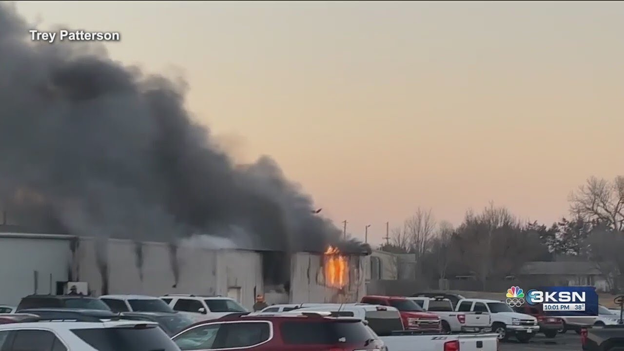 First responders fight fire at car dealership in Cheney