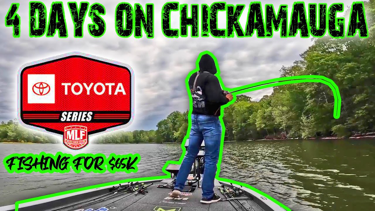 Fishing for MONSTER BASS On LAKE CHICKAMAUGA to WIN $65,000!! (MLF PRACTICE VLOG)