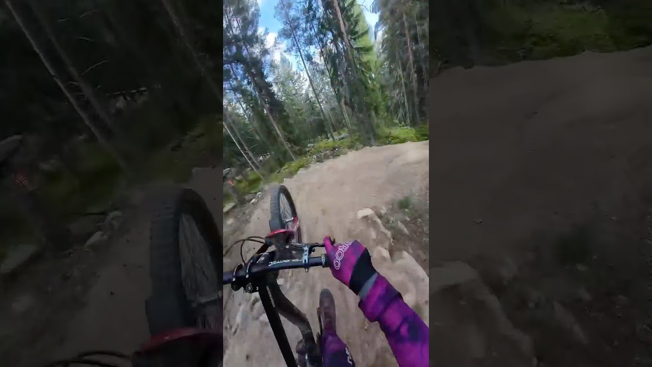 Cleared the red jumpline at J&auml;rvs&ouml; 😁 #downhill #jumpline #mountainbike #freeride #goals #wtf #wth