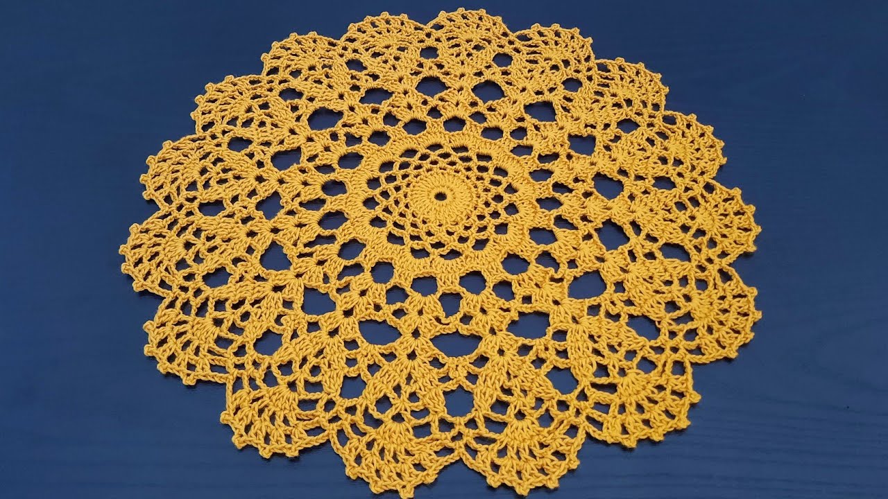 Tutorial doily rajut || motif42 || Crochet Tutorial