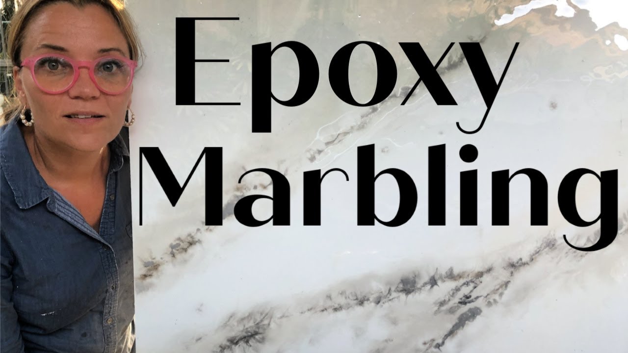 How to create realistic marbling in epoxy.
