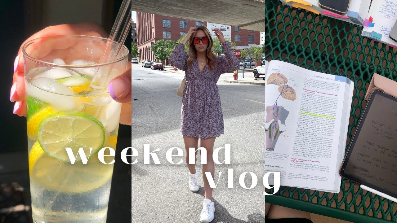 WEEKEND VLOG: downtown stl, studying, filming, chatty vlog