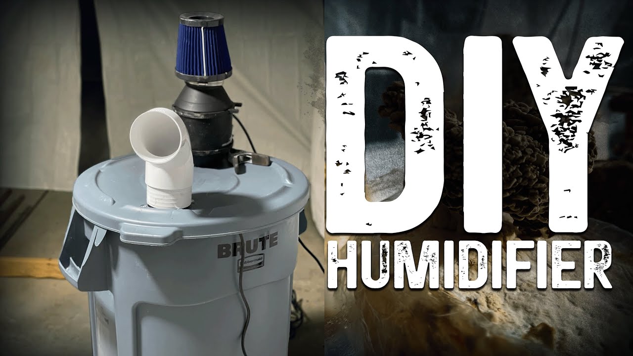 Complete Guide to Building a Movable DIY Can Humidifier for Mushroom Farming