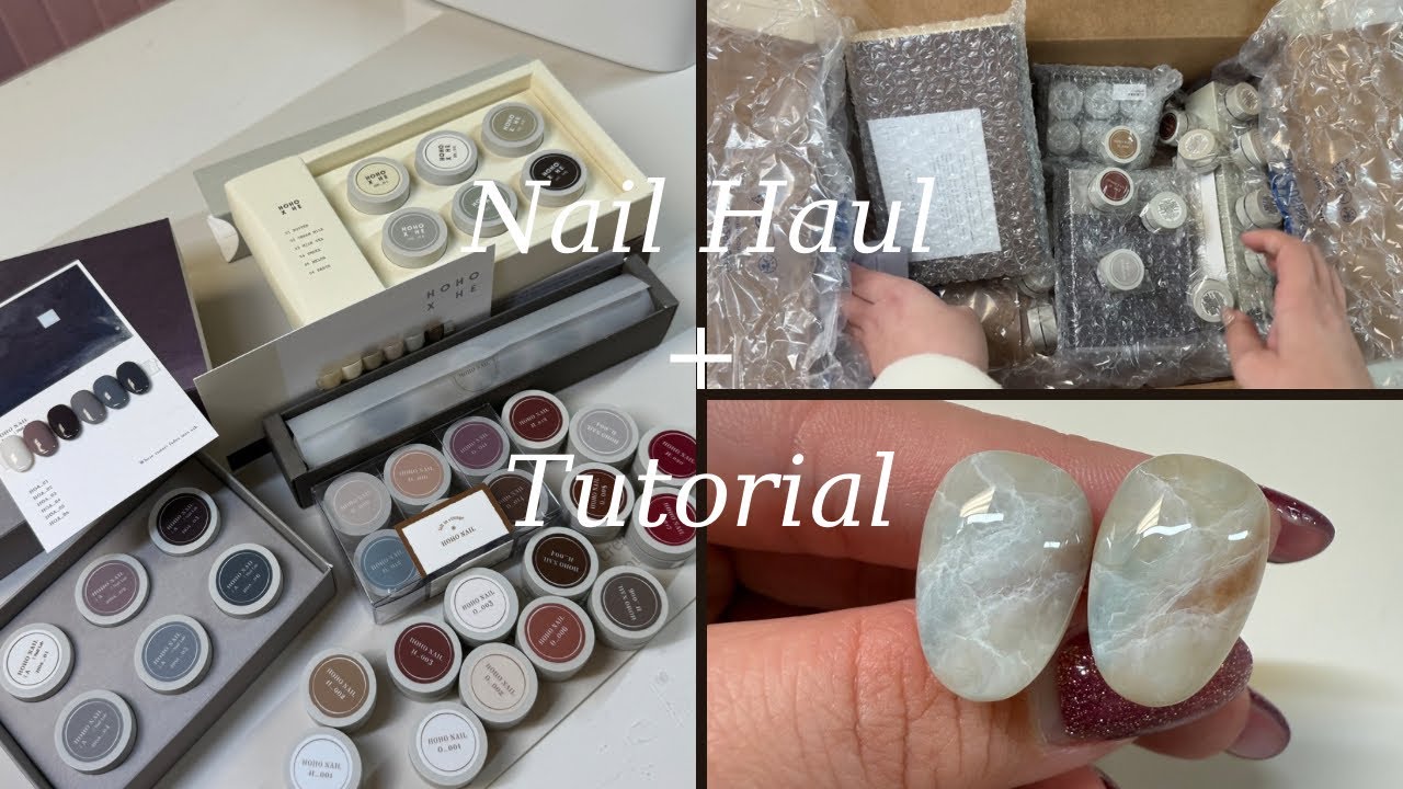 Trying Out Taiwanese Brand HOHO Nail, Stone Nail Art Tutorial