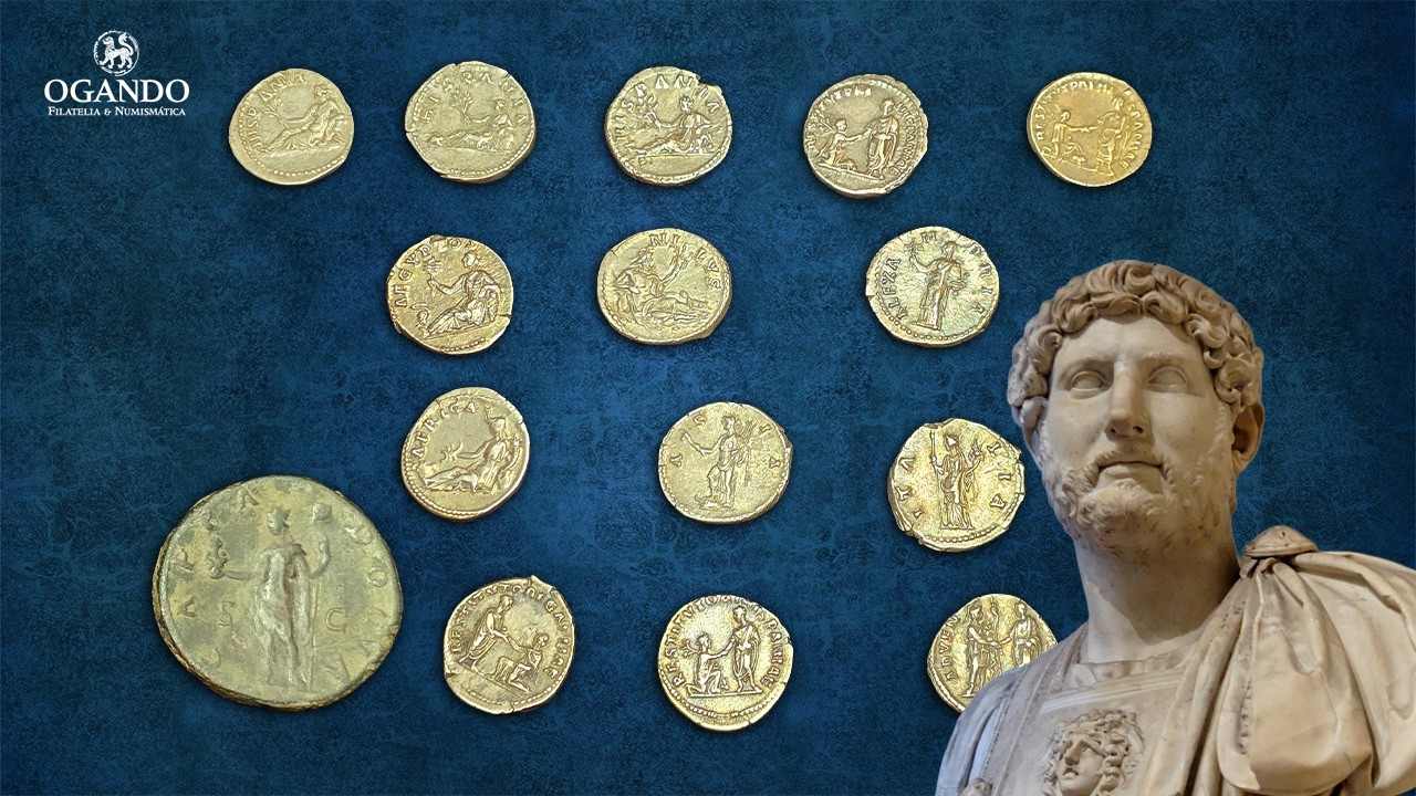 LOS DENARIOS DE LOS VIAJES DE ADRIANO | COLECCIÓN | con José, Numismática Ogando