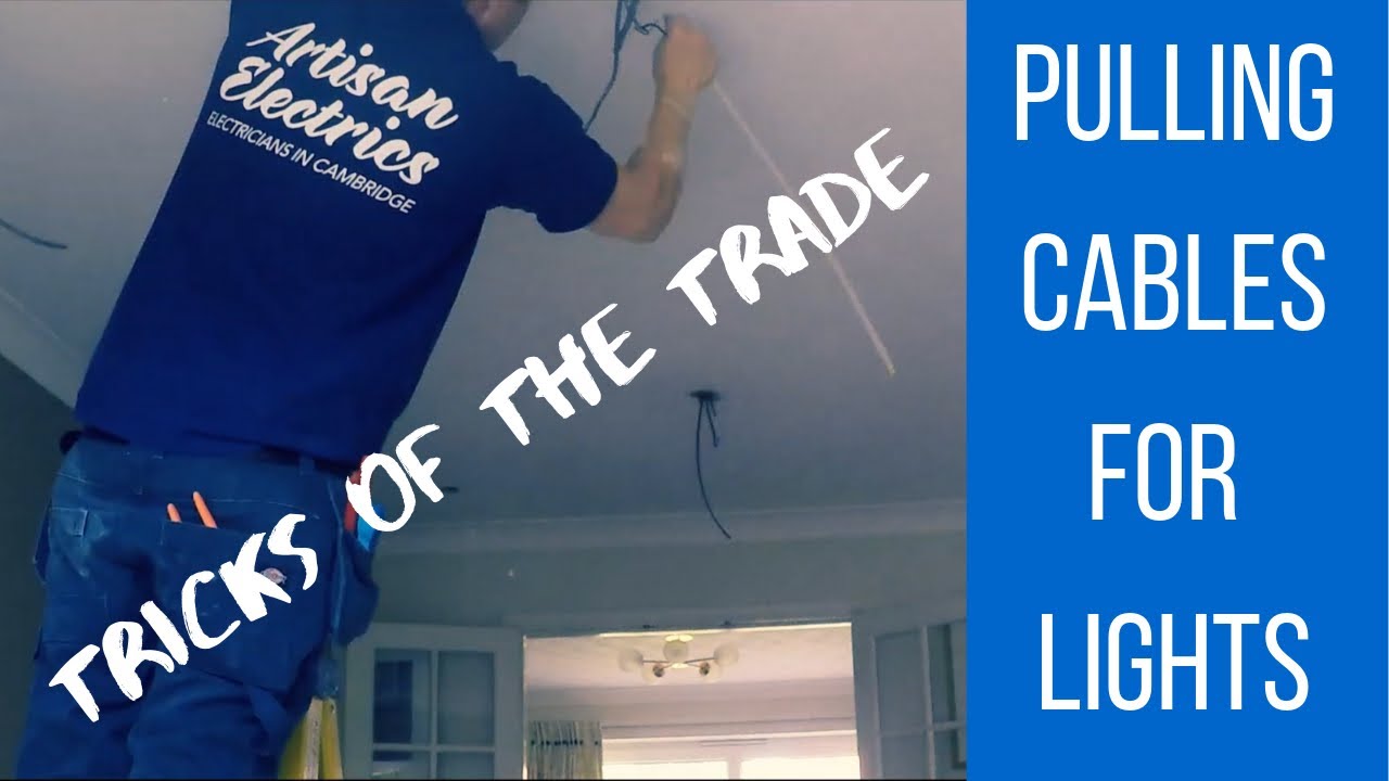 Tricks of the Trade - How to pull cables in to tight spaces and tricky situations