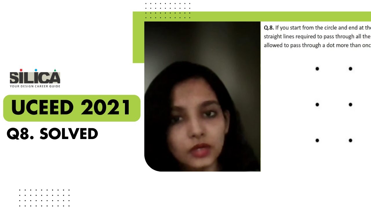 UCEED 2021 Paper Solutions - Question 8 | UCEED 2023 - 2024 Preparation | Crack UCEED Exam | GAT NAT
