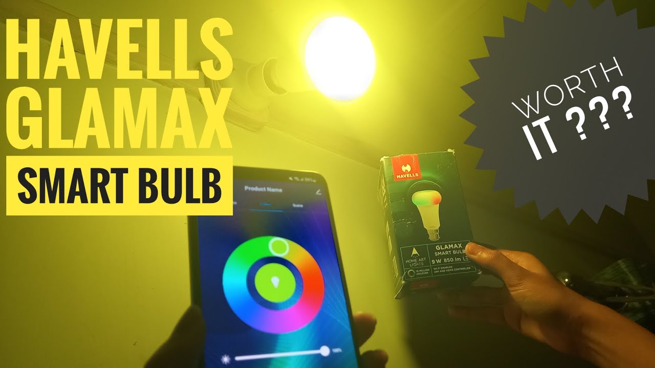 Умная лампочка HAVELLS Glamax менее чем за 400 рупий!⚡! Распаковка с Flipkart | Сопряжение HAVELL...