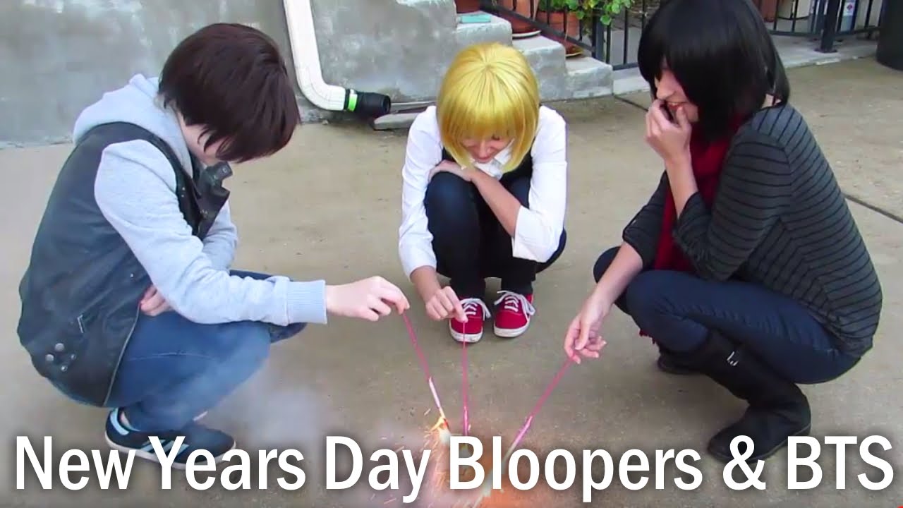 New Years Day BLOOPERS/BTS (SkitsoFanActs Collab)