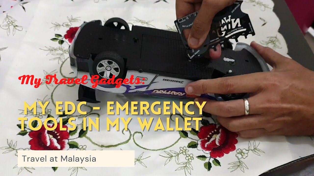 My EDC - Ninja Wallet- Emergency Tools in my Wallet
