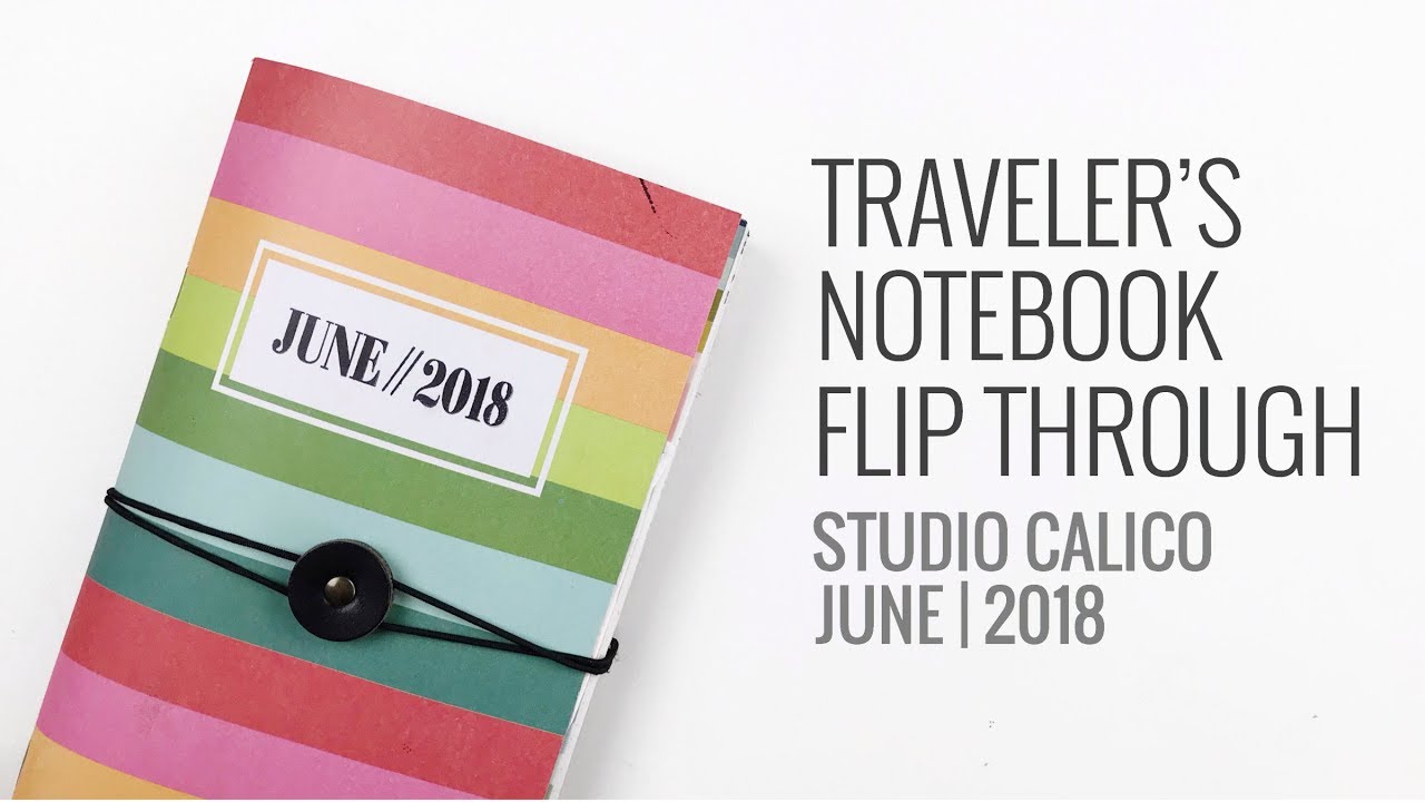 Traveler's Notebook Flip Through | Studio Calico June 2018