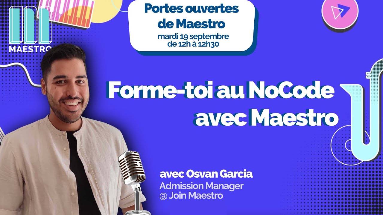 Forme-toi au NoCode avec Maestro