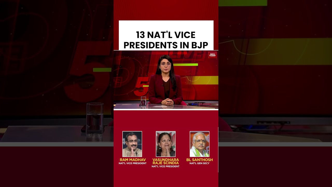 BJP назначила 13 национальных вице-президентов | Нитин Навин | Премьер-министр Моди | Пиюш Гоял |...