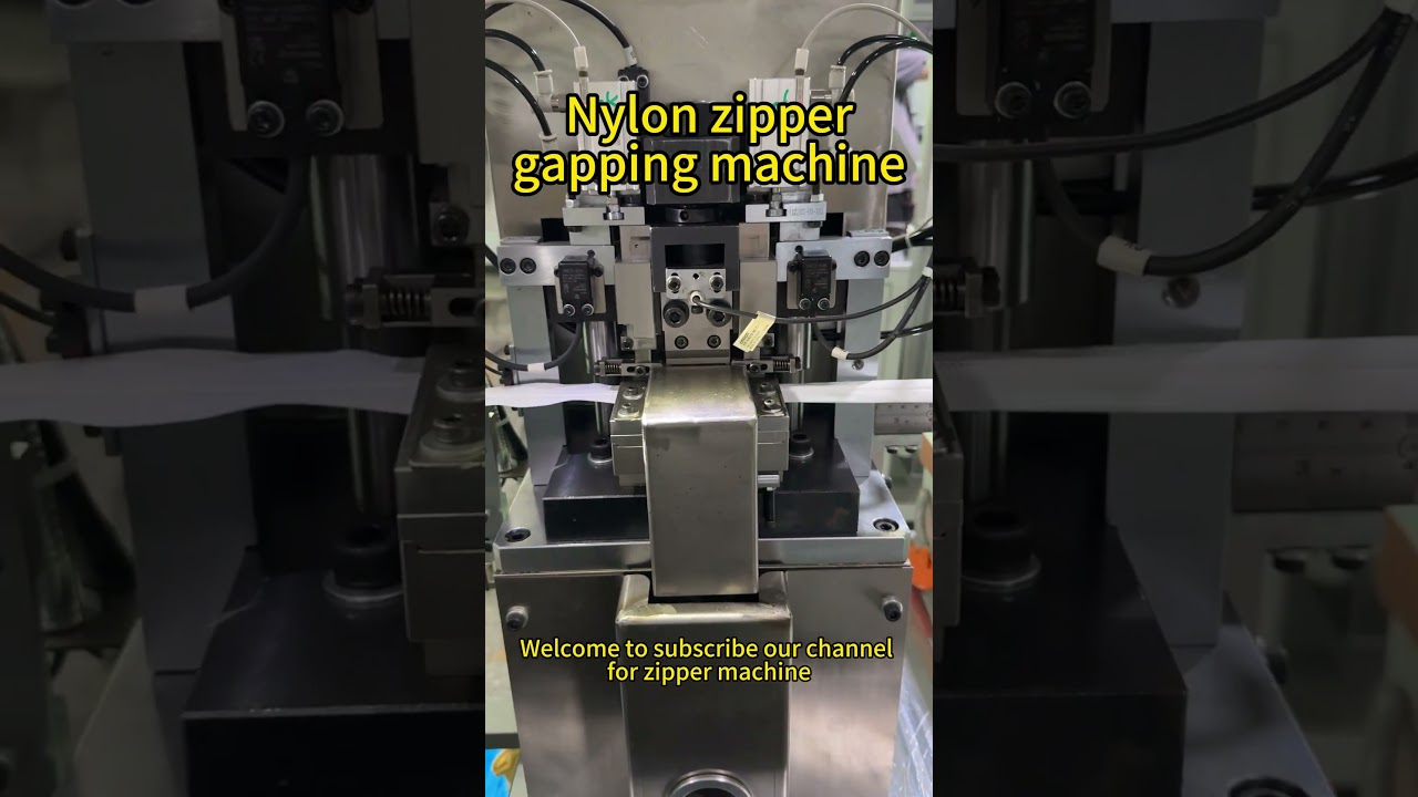 N5 N7 nylon zipper gapping machine for zipper making machine #zippermachine #zippermakingmachine