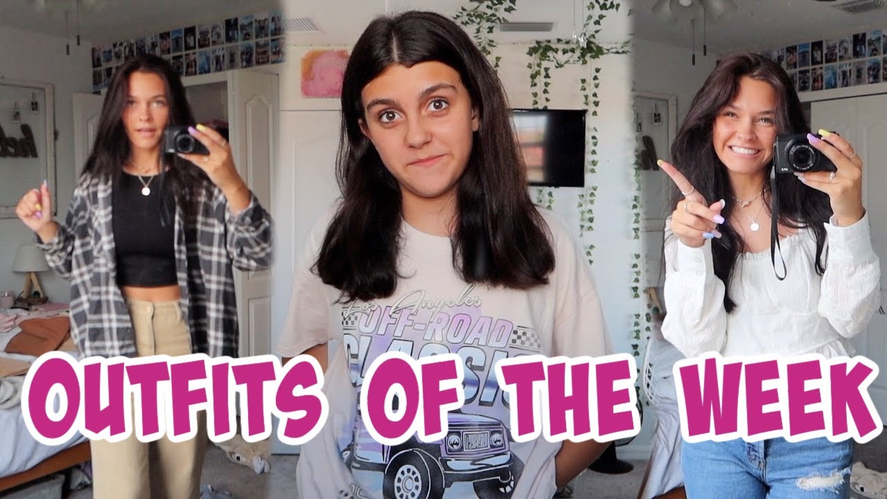 WHAT I WORE THIS WEEK TO SCHOOL! SPRING OUTFITS IDEAS! EMMA AND ELLIE