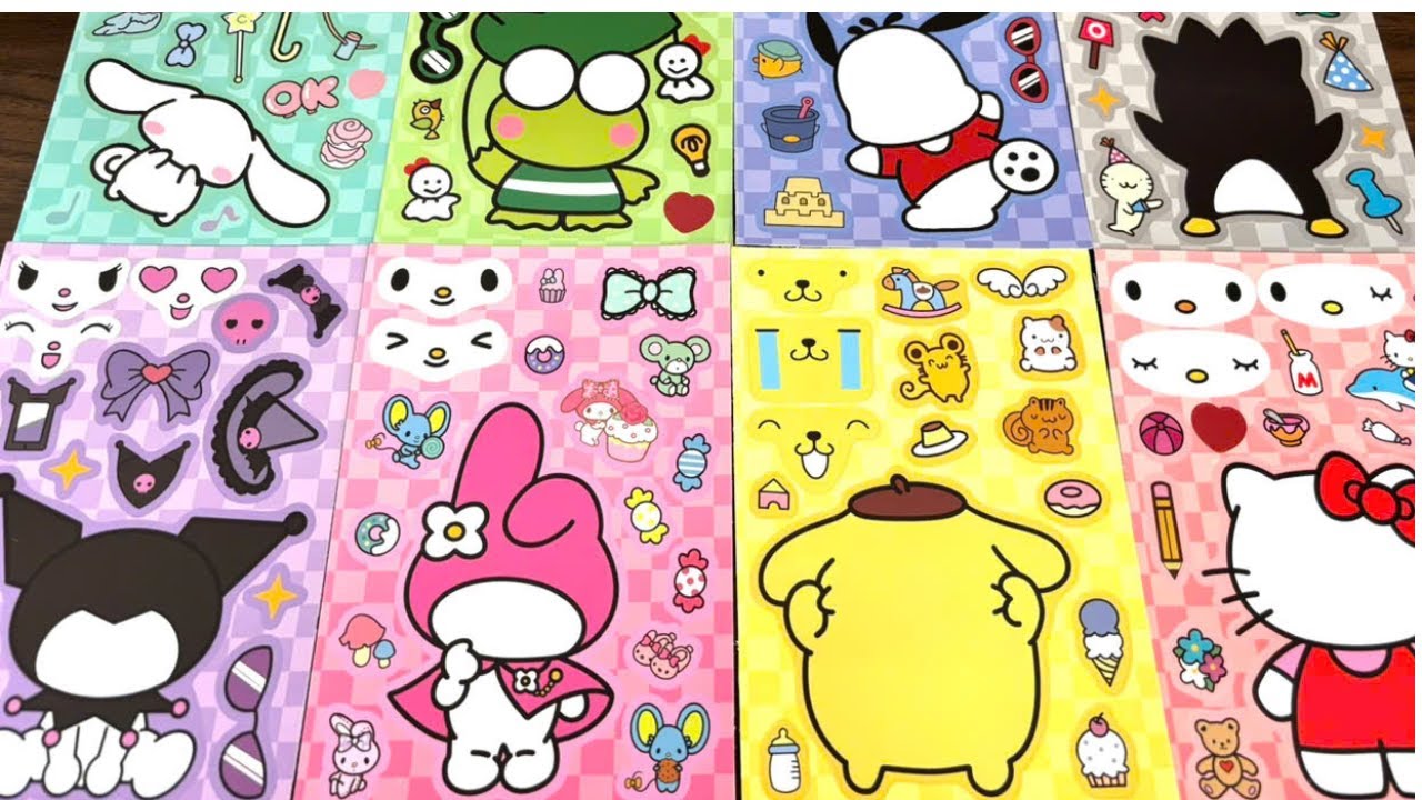 Fun Stickers, Kuromi, Hello Kitty & Melody Stickers ✨ STICKER DIARY!