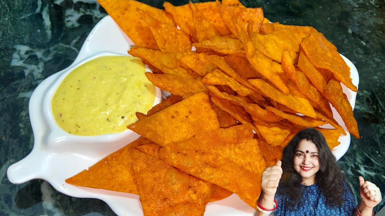NACHOS AND CHEESE SAUCE RECIPE | HOMEMADE NACHOS RECIPE | YELLOW CHEESE SAUCE RECIPE | NACHOS RECIPE