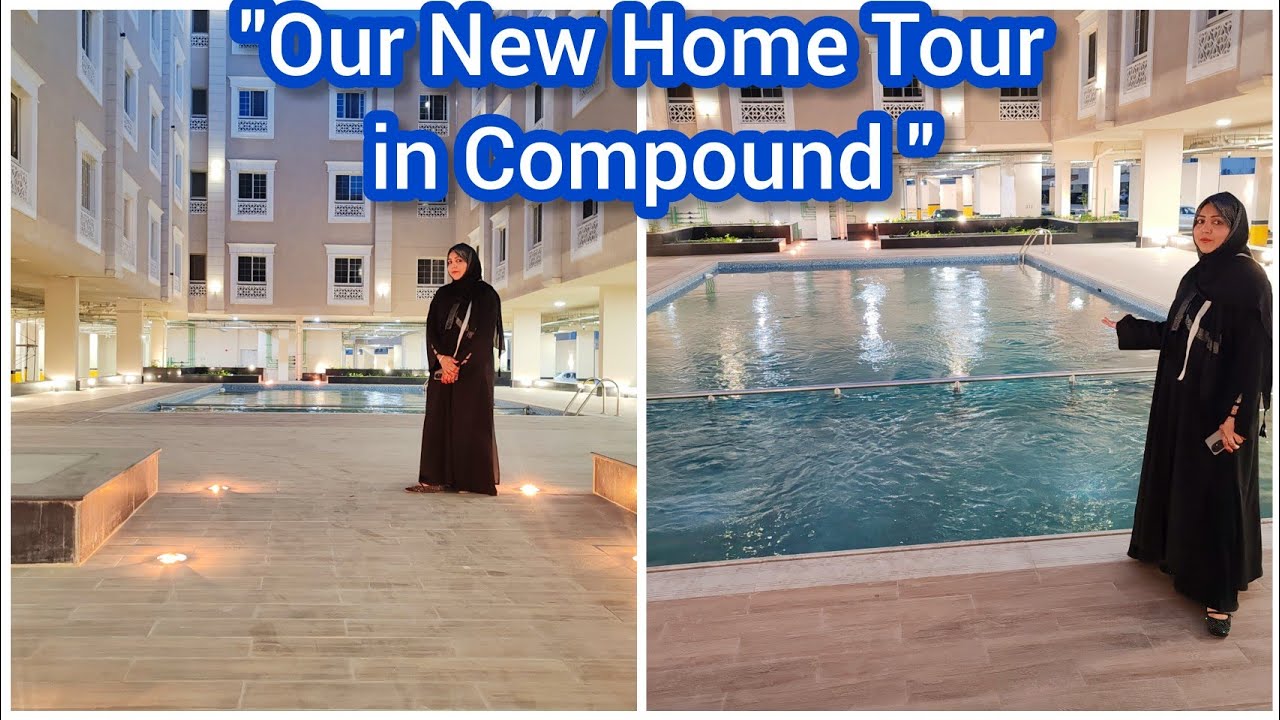 Our New Home Tour in the compound || Family Vlog || Life in KSA