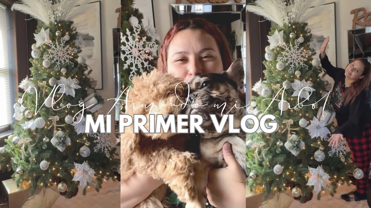 MI PRIMER VLOG / ARMANDO MI ÁRBOL DE NAVIDAD 🎄✨