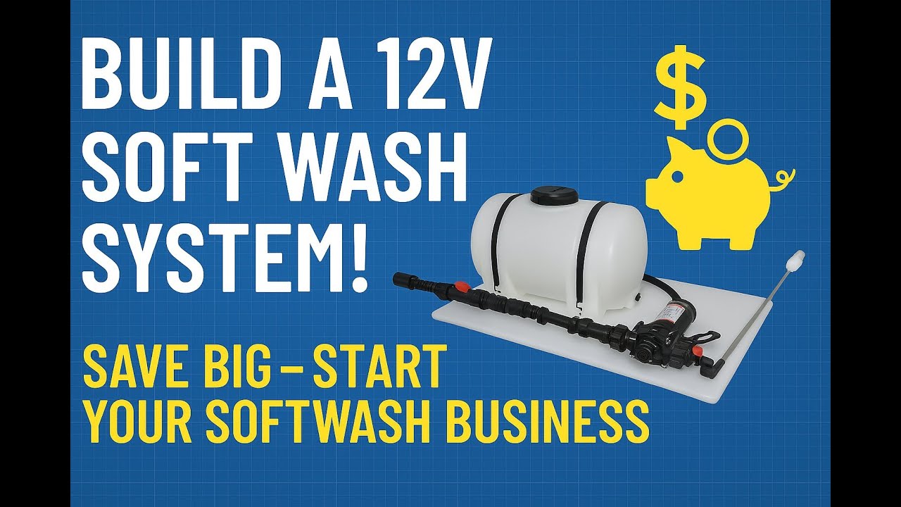 Build a Simple Soft Wash System for Less &ndash; Full 12V Design + Money-Saving Tips