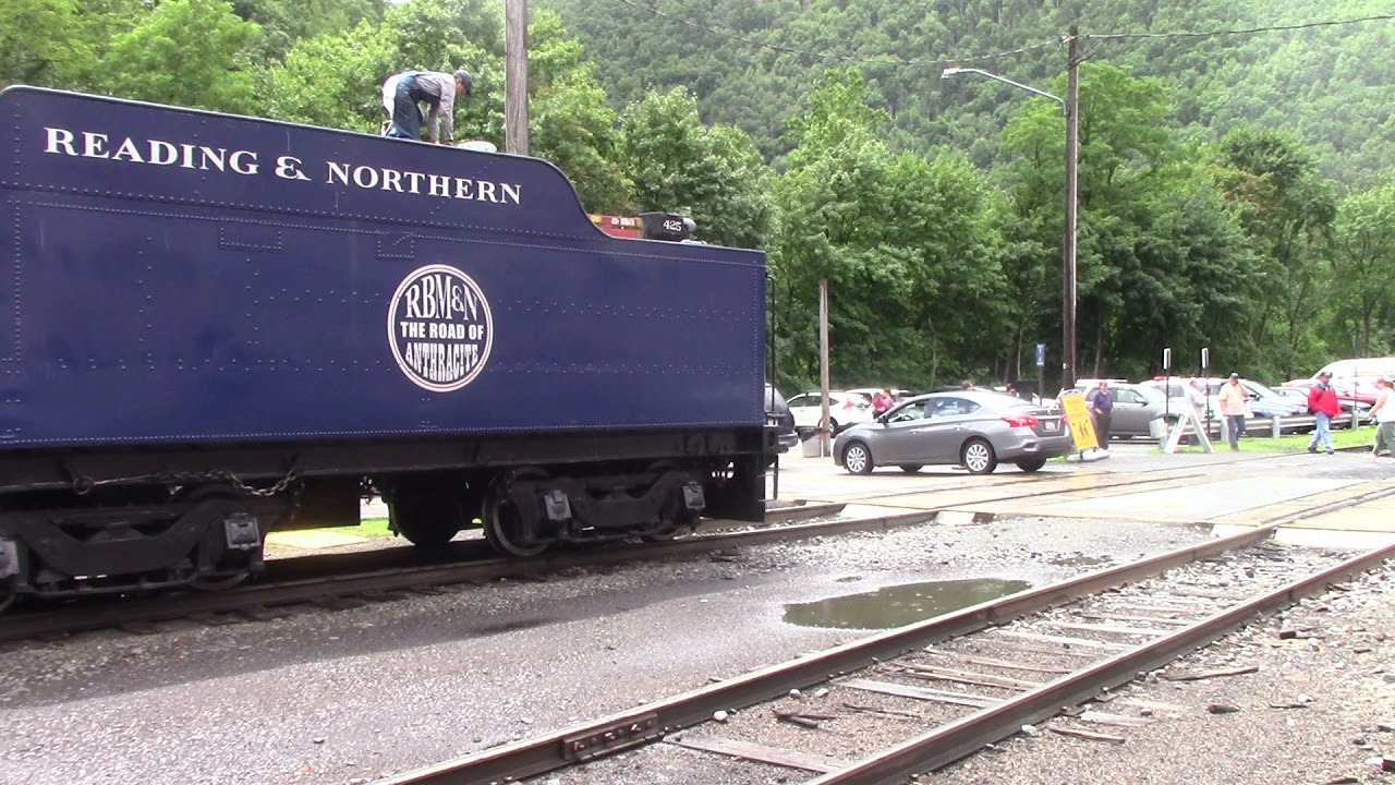 RBMN 425 Steam 4-6-2 at Jim Thorpe, PA Part 3 7-3-21