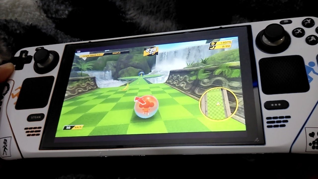 Super Monkey Ball Banana Mania Natively Supports Steam Deck Gyro Controls!