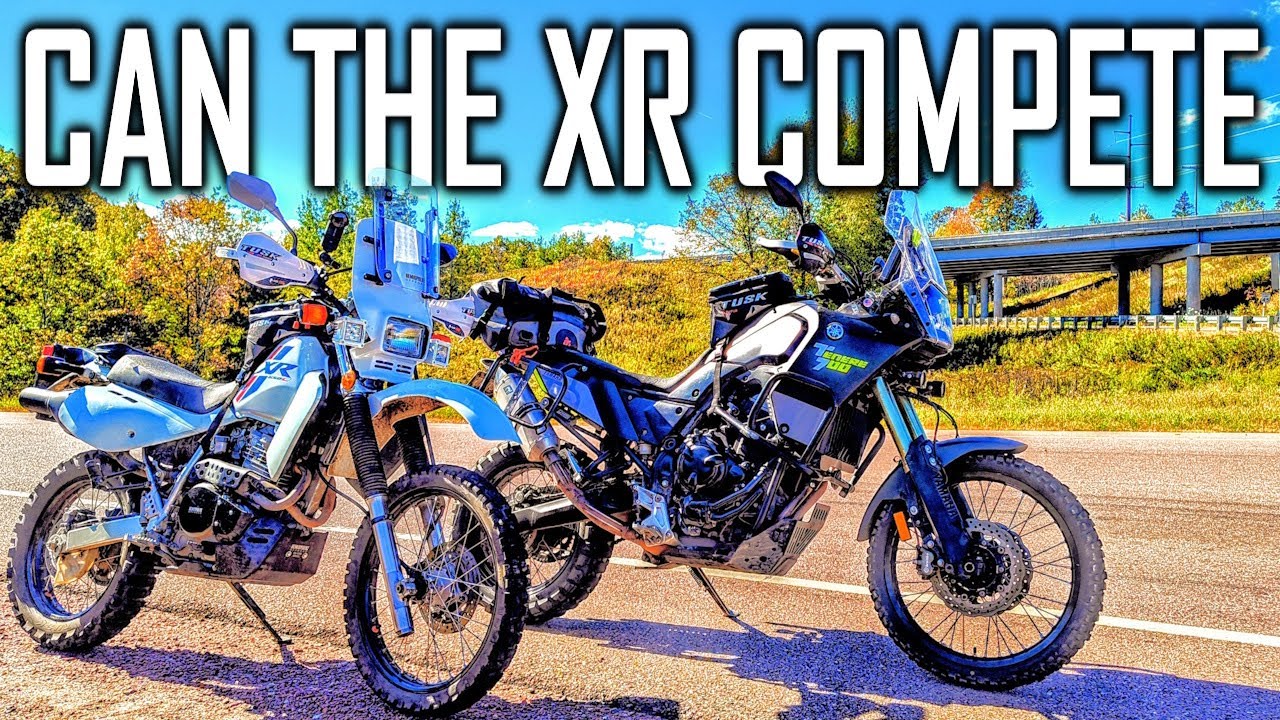 Мотоцикл XR650L в стиле ретро-ралли соревнуется с T7! | Сравнение на шоссе и проселочных дорогах