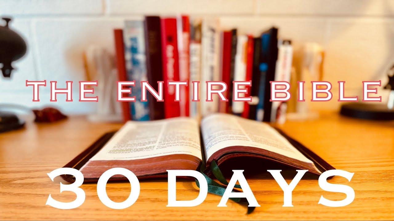 Can You Really Read the Whole Bible in 30 Days?