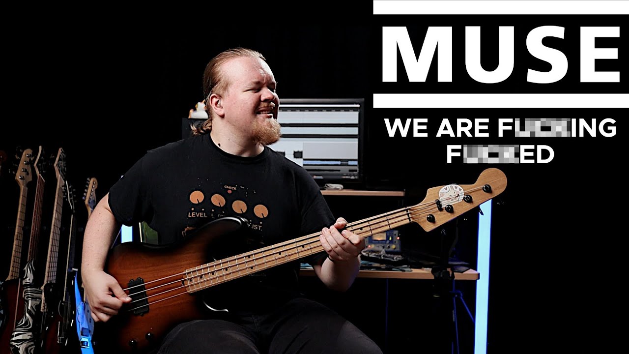 MUSE – We Are F***ing F***ed | Full Bass Cover with Tabs