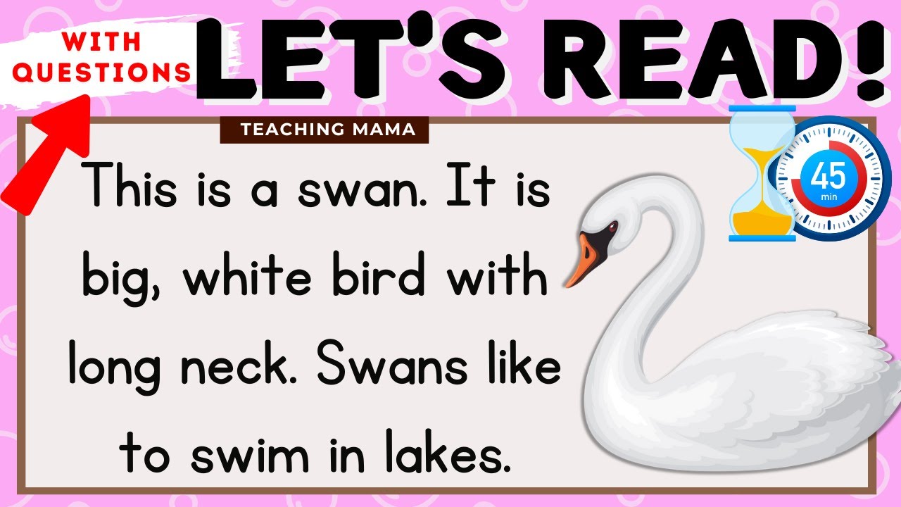 LET'S READ! | READING COMPREHENSION | QUESTIONS & ANSWERS | PRACTICE READING ENGLISH | TEACHING MAMA