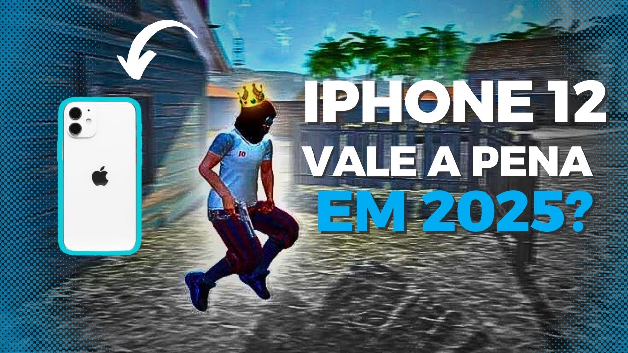 Joguei Free Fire no iPhone 12 em 2025 e NÃO ACREDITEI no resultado!!!