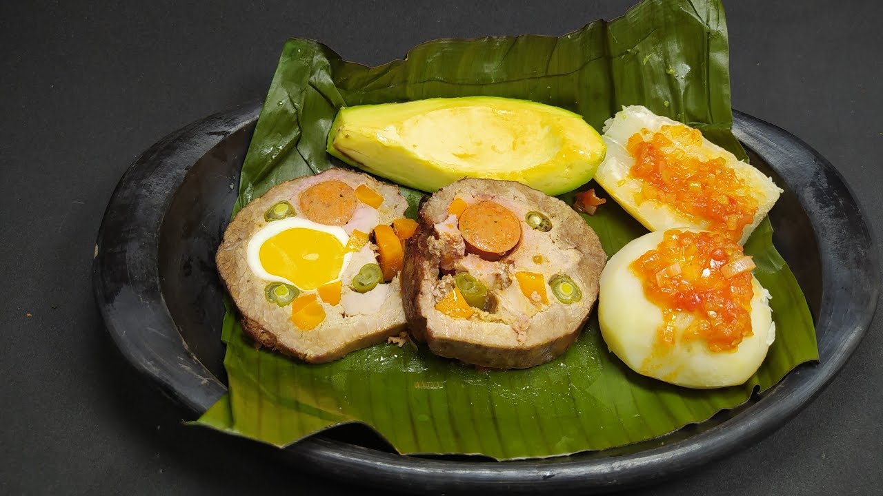Como Preparar Muchacho Relleno Colombiano, Fácil/Rápido🐮🐷🥑