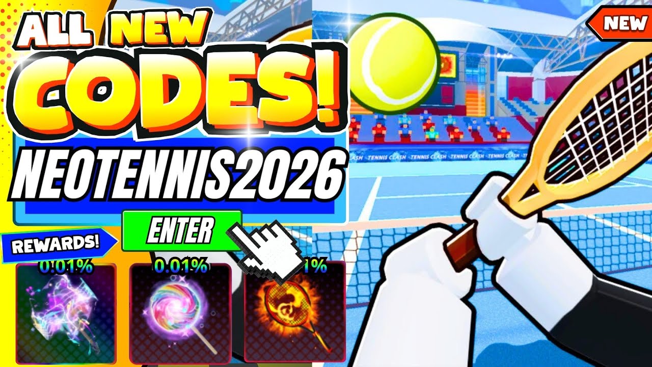 *NEW CODES!!* ALL NEW *WORKING* CODES IN NEO TENNIS CODES 2026 JANUARY! ROBLOX