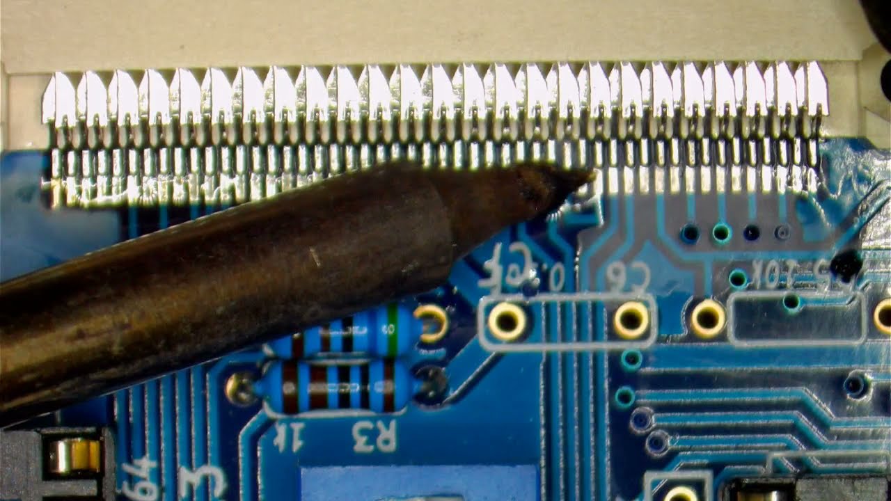 Compact Flash (CF) socket soldering on ISA XT-CF-Lite V4 #1