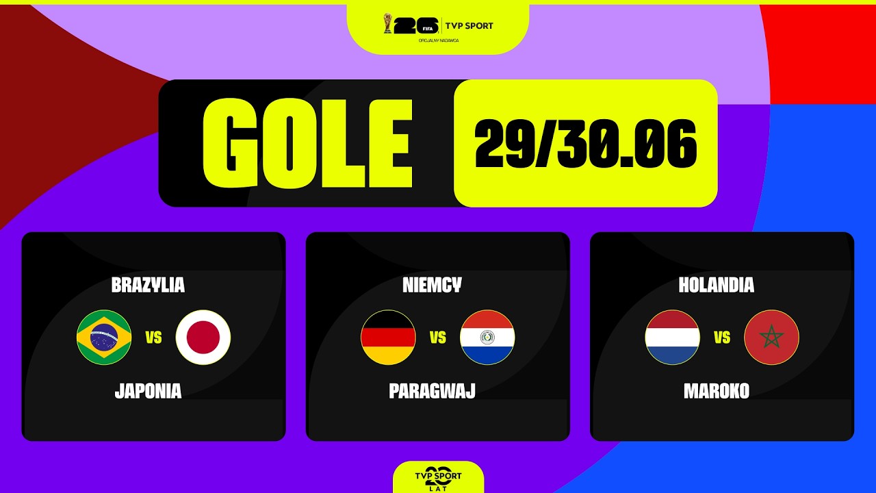 GOLE MUNDIALU: 29/30.06. 1/16 FINAŁU - 4. TYDZIEŃ. SENSACJA GONI SENSACJE! (+RZUTY KARNE)