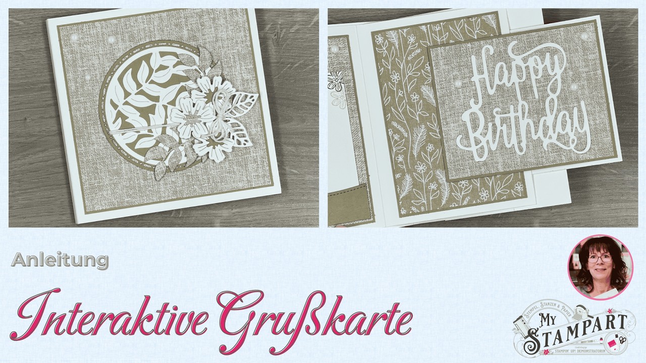 Grußkarte selber basteln - Karte mit Wow-Effekt