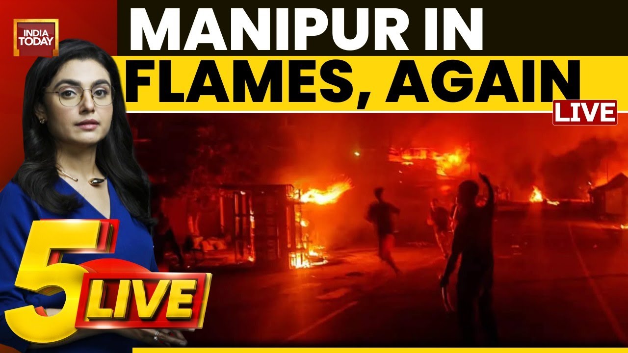 Fresh Violence In Manipur: Curfew Imposed, Internet Cut  | Who Wants Manipur To Burn? | 5ive LIVE