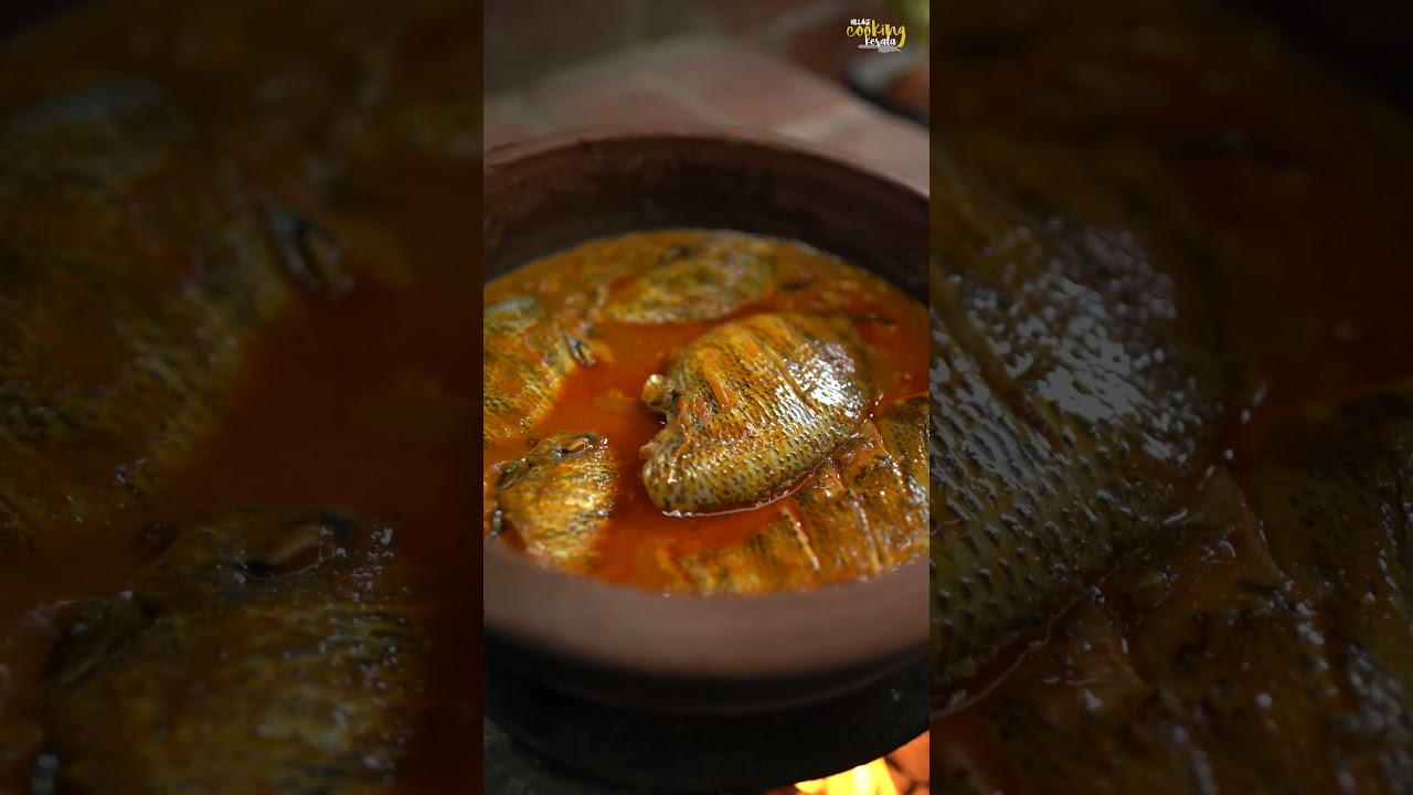 Kerala Special Pearl Spot Fish Curry - Karimeen Curry