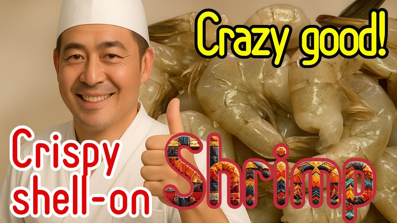 “Japanese Chef’s Home Recipe: Shiso Garlic Shrimp (Crispy & Juicy in 10 Minutes)”