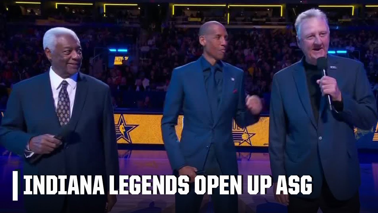 Larry Bird, Reggie Miller and Oscar Robertson open up the 2024 NBA All-Star Game | NBA on ESPN