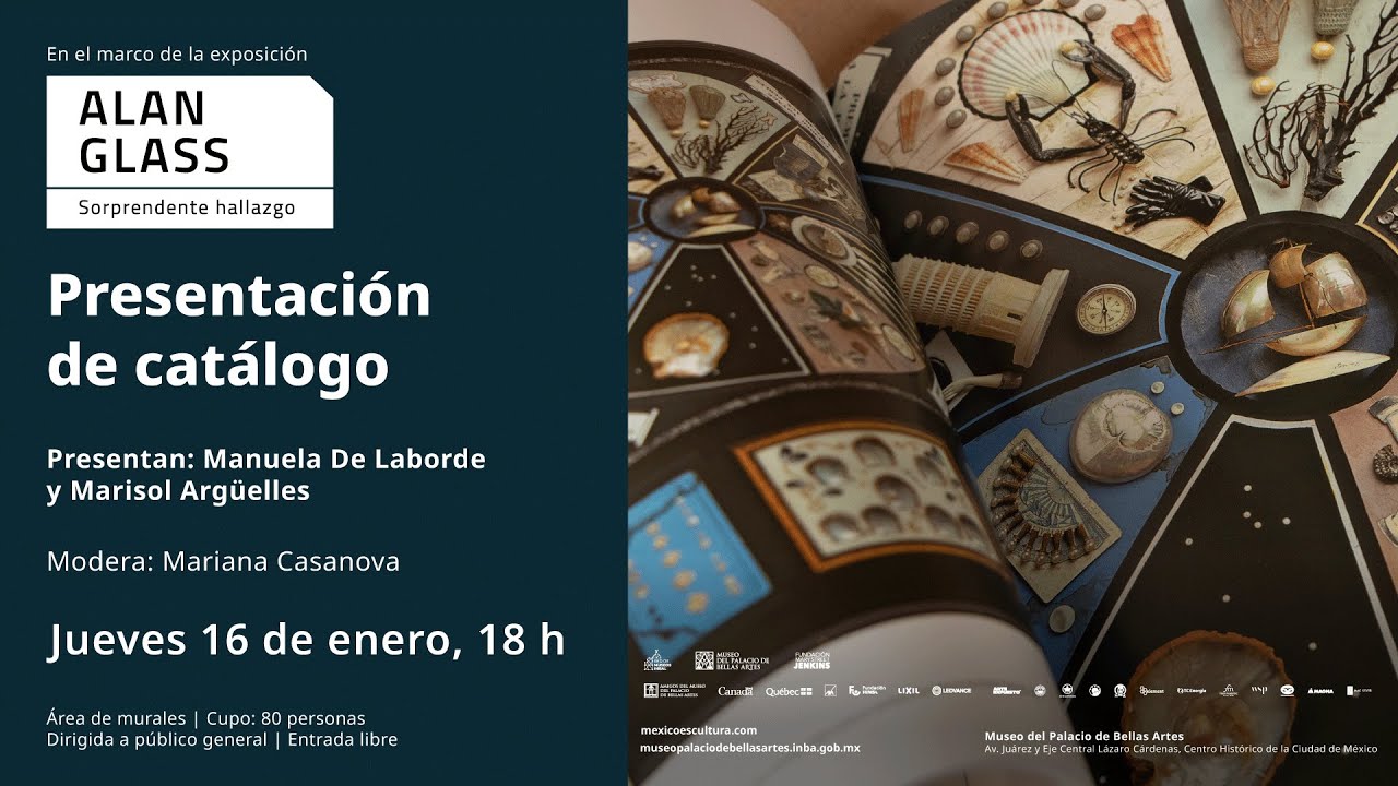 Presentación de catálogo Alan Glass. Sorprendente hallazgo