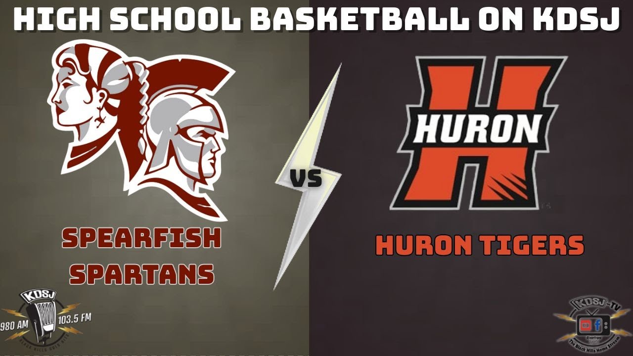 Spearfish Spartan Girls Basketball vs Huron