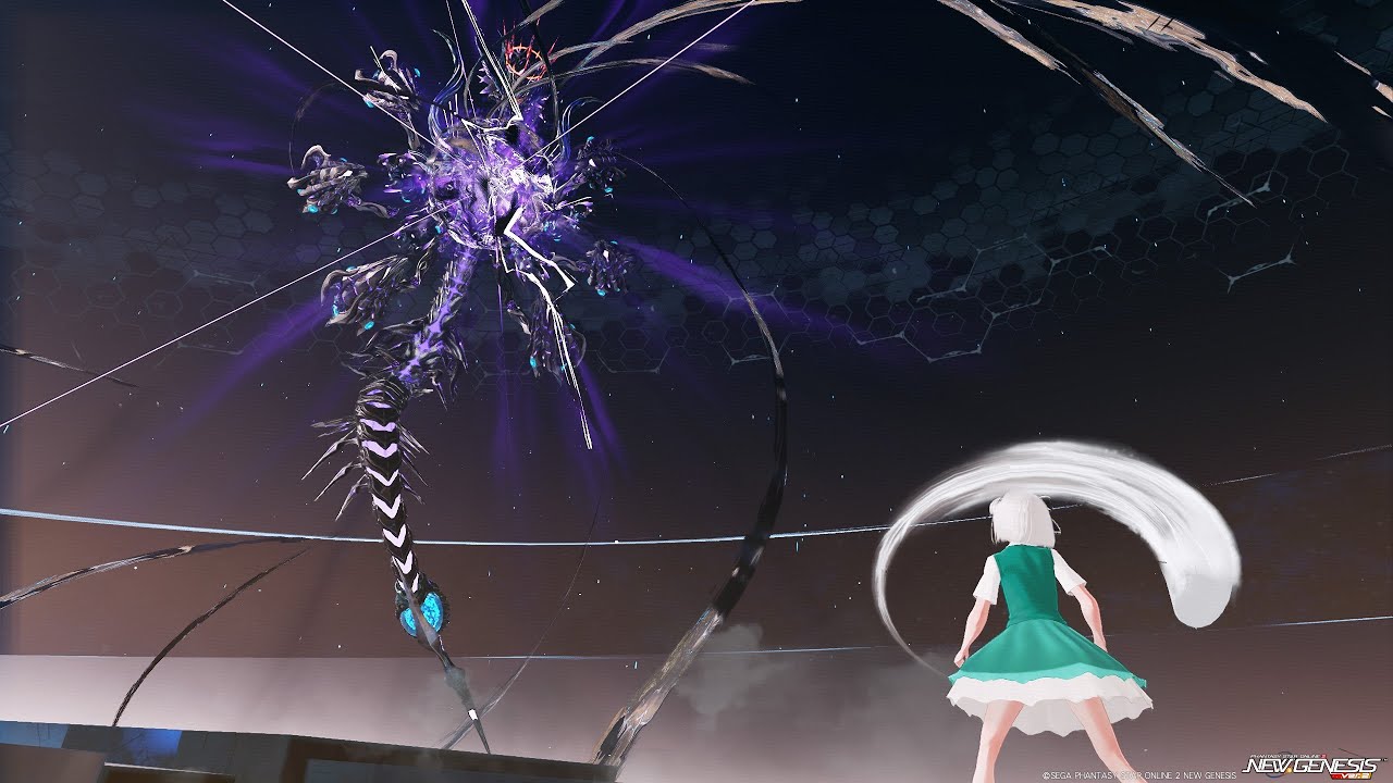 [PSO2:NGS] UQ: And the Stars Fell - Dark Falz Vael Solo Bo/Sl 11:58 星蝕の奔流 ダークファルス・ヴァエル お試しソロ