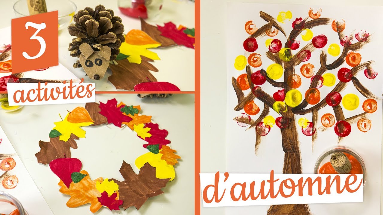 3 Activités manuelles d'automne en partenariat avec familysphere