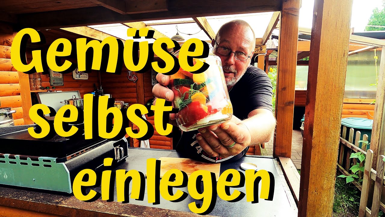 Gemüse selbst einlegen mit der eigenen Gewürzmischung /aus dem Garten in die Küche