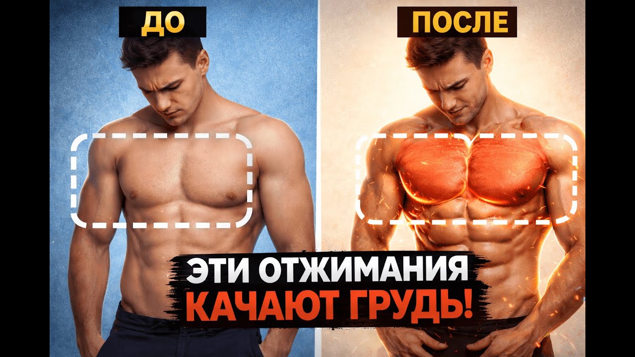 Накачайте грудь дома (всего 4 упражнения)
