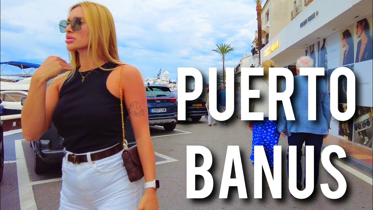 PUERTO BANUS 🇪🇦 Luxury Lifestyle Supercars in Marbella Costa del Sol May 2024 Spain 4K